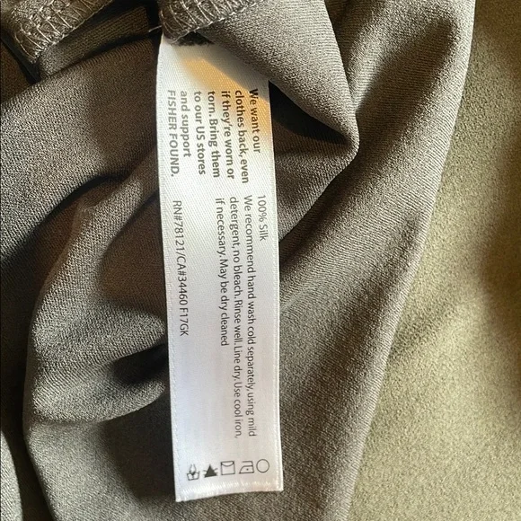 Eileen Fisher Gray Tunic Top - Picture 4 of 4